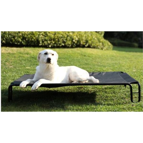 Pettycare Elevated Pet Bed 43 x 30 x 8 Inches, Up to 65 lbs, Black