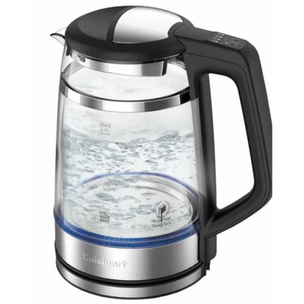 Cuisinart Double-Wall Glass Programmable Electric Kettle
