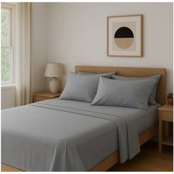 Comfy Bamboo World Celeste King Sheet Set, 9900 Series