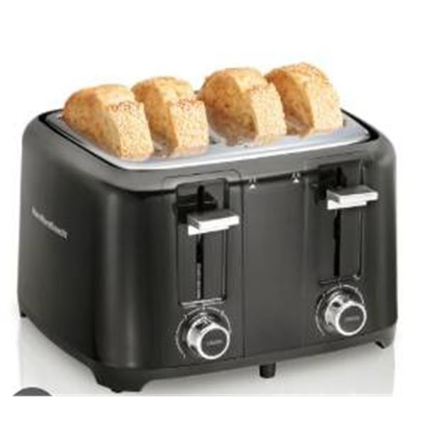 Hamilton Beach 4-Slice Toaster with Cancel and Bagel Functions