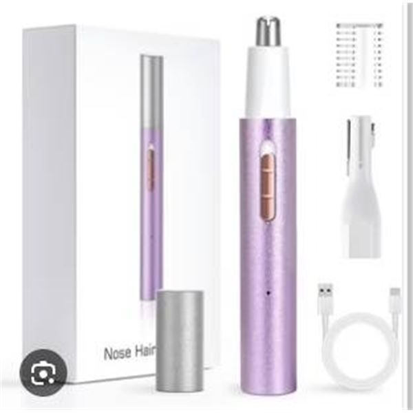 LOT OF 2 –  Nose Hair Trimmer, Waterproof, Rechargeable