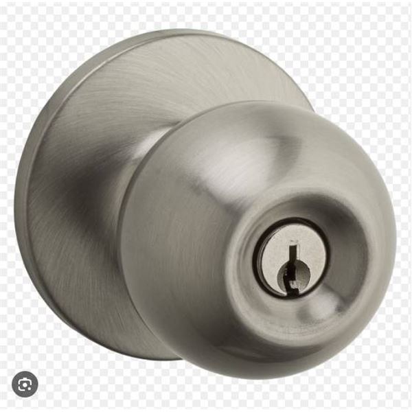 3 Safe Lock by Weiser Keyed Entry Door Knobs