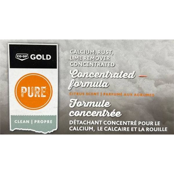 Co-op Gold Pure Concentrated Lime, Calcium, and Rust Remover 12X828 mL