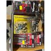 Image 3 : LOT OF ASSORTED Hardware and Tools Including Anchors, Stud Finder, Padlock, and More