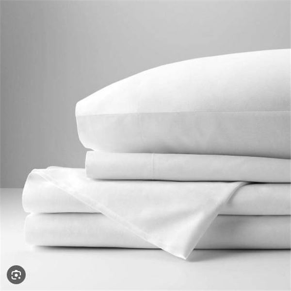 Serene Home Twin Simple 4-Piece Sheet Set – 100 Percent Cotton