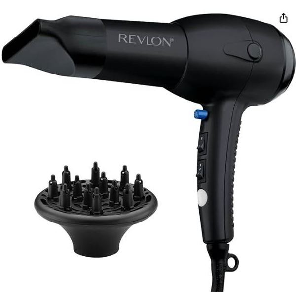 Revlon Perfect Heat Lightweight Fast Dry Styler 375 Watts Hair Dryer