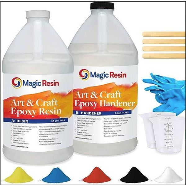 Magic Resin Epoxy Resin 1155 Kit for Art and Craft Projects