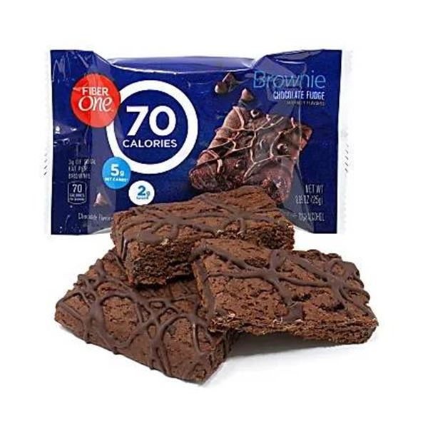 Fibre 1 Brownies Chocolate Fudge, 1 kg, 40 Pieces