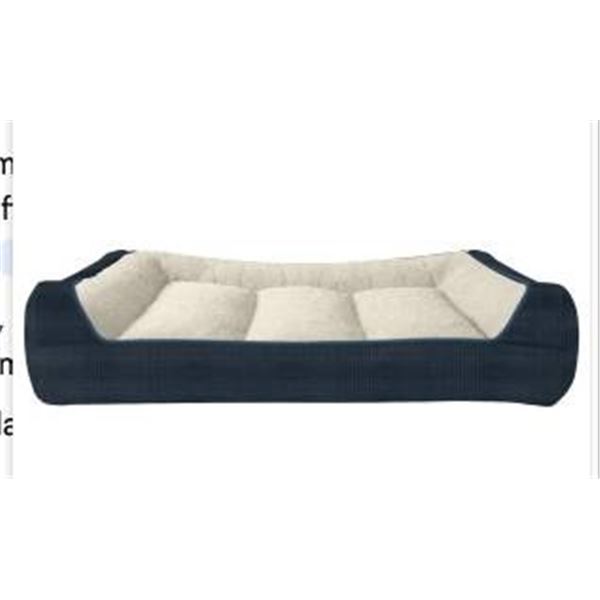 Kirkland Signature Bolster Duke Pet Bed, 46 × 36 in