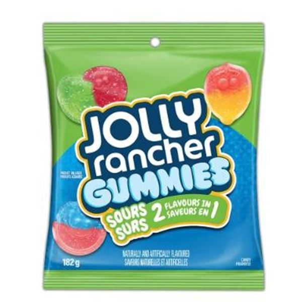 Jolly Rancher Gummies – Sours, 10 Bags of 182g Each