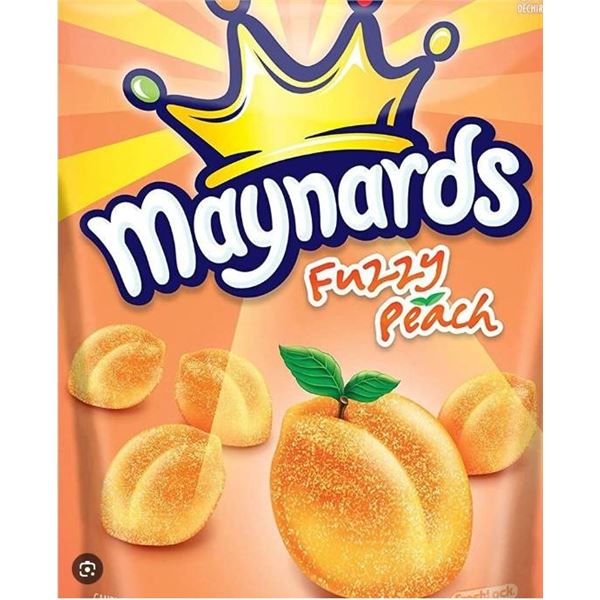 Maynards Fuzzy Peach, 10x154g