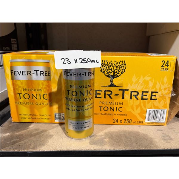 23 x Fever-Tree Premium Tonic Water 250mL Cans