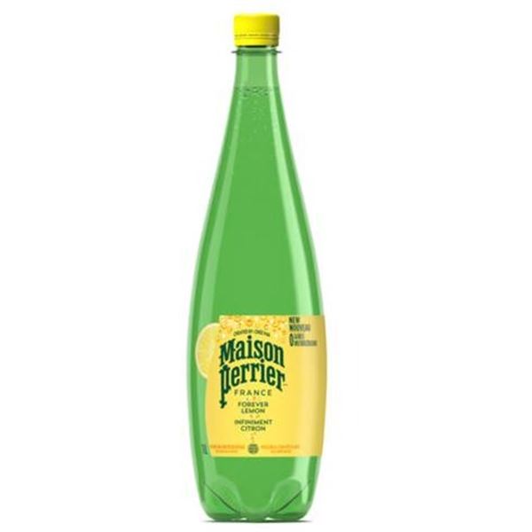 Maison Perrier Lemon Flavored Sparkling Water, Pack of 1x1L