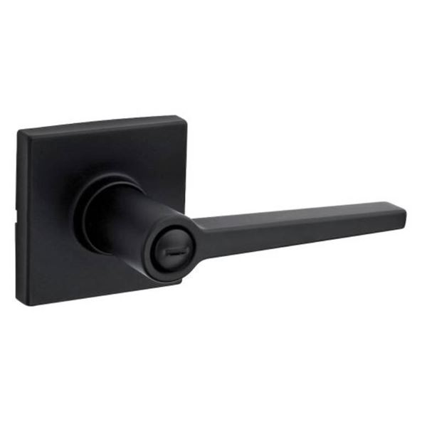 Lot of 3 Weiser Safe Lock Passage Door Handles in Matte Black Finish