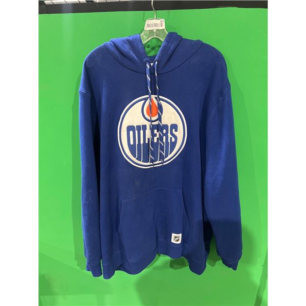 Edmonton Oilers Official Licensed NHL Logo Hoodie, Blue, Size XL