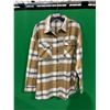 Image 1 : Button-Up Plaid Shirt Jacket  – Size XL