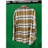 Image 2 : Button-Up Plaid Shirt Jacket  – Size XL
