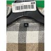 Image 4 : Button-Up Plaid Shirt Jacket  – Size XL