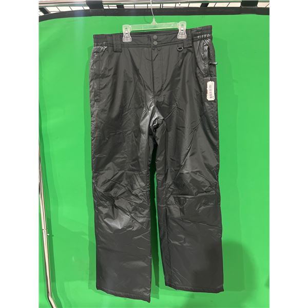 Civics L/G Black Lined Pants with Elastic Waistband