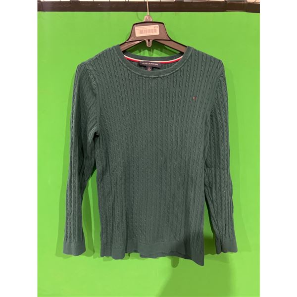 Tommy Hilfiger Women’s Knit Sweater, Size L/G, Green
