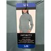 Image 3 : Infinity LinearFlex L/G Quarter-Zip Pullover Sweatshirt in Teal