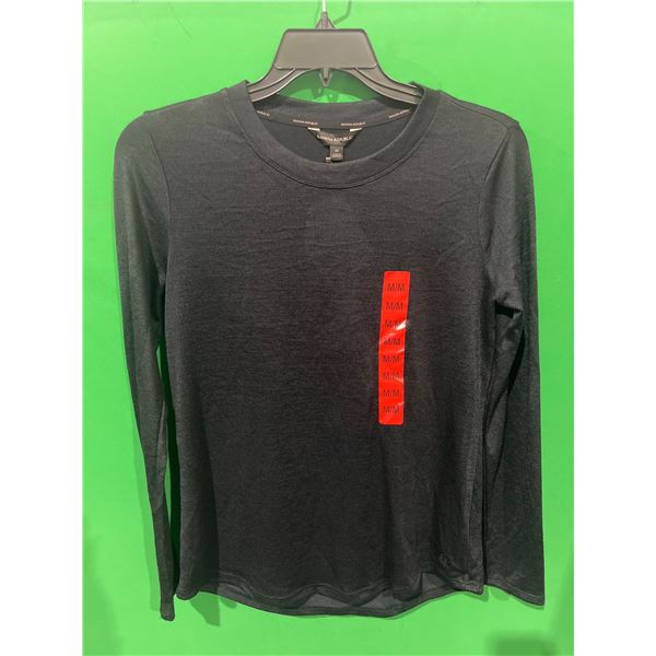 Banana Republic Long-Sleeve Black Shirt, Size M/M