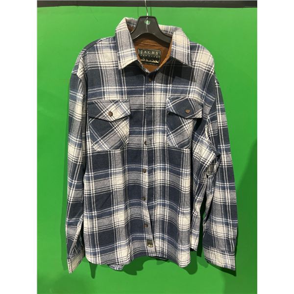 Jachs New York Men’s XXL Plaid Button-Up Long-Sleeve Shirt