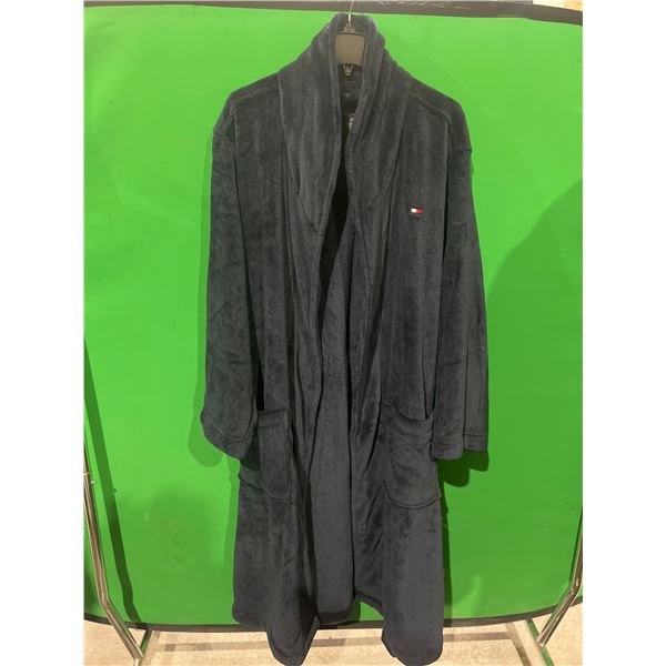 Tommy Hilfiger L/XL Navy Blue Bathrobe with Belt