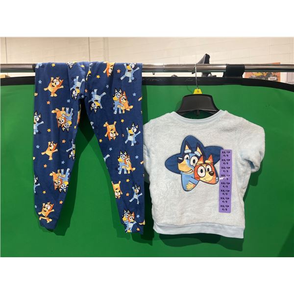 Bluey-Themed Two-Piece Kids Clothing Set, Size 4/5