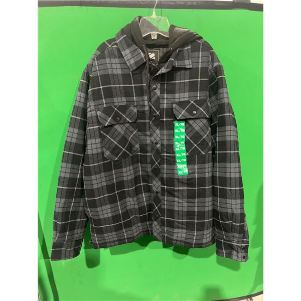 B.C. Clothing Co. XL/TG Plaid Jacket with Hood