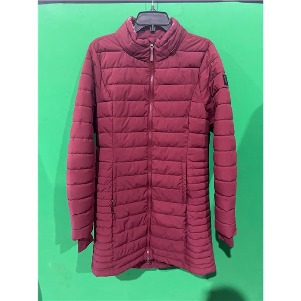 Lole Women’s Burgundy Quilted Jacket with Primaloft Insulation, Size XL