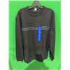 Image 1 : Calvin Klein Black Long-Sleeve Shirt, Size Large