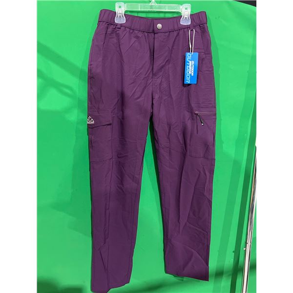 Women’s Hiking Cargo Pants Outdoor Lightweight Breathable Water Resistant Zipper Pockets Si