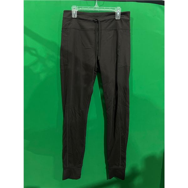 Lole Black Athletic Leggings with Drawstring Waistband Size Medium