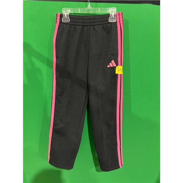 Adidas Kids’ Track Pant , Size Small, US 7/8, Black and Pink