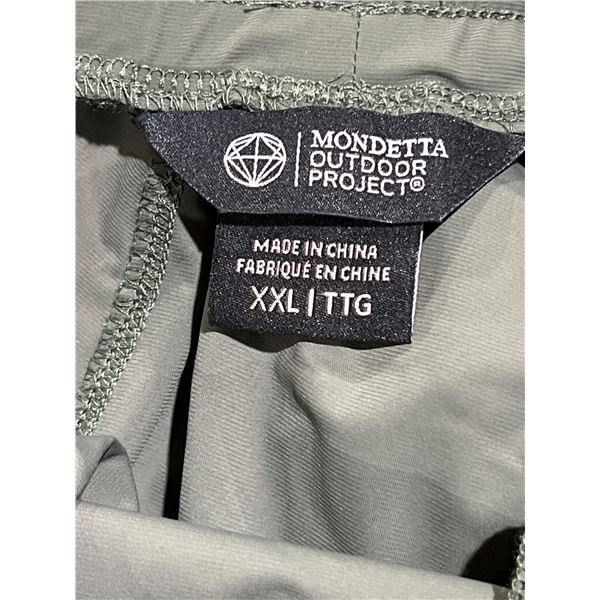 Mondetta Outdoor Project Pants in XXL Size, Olive Green Drawstring Waist