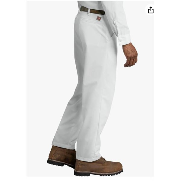 Red Kap Men’s White Pants, Style PT10WH, Size 29/30