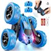 Image 1 : Qunreda Remote Control 4WD Stunt Car with 2.4GHz Radio System and LED Lights