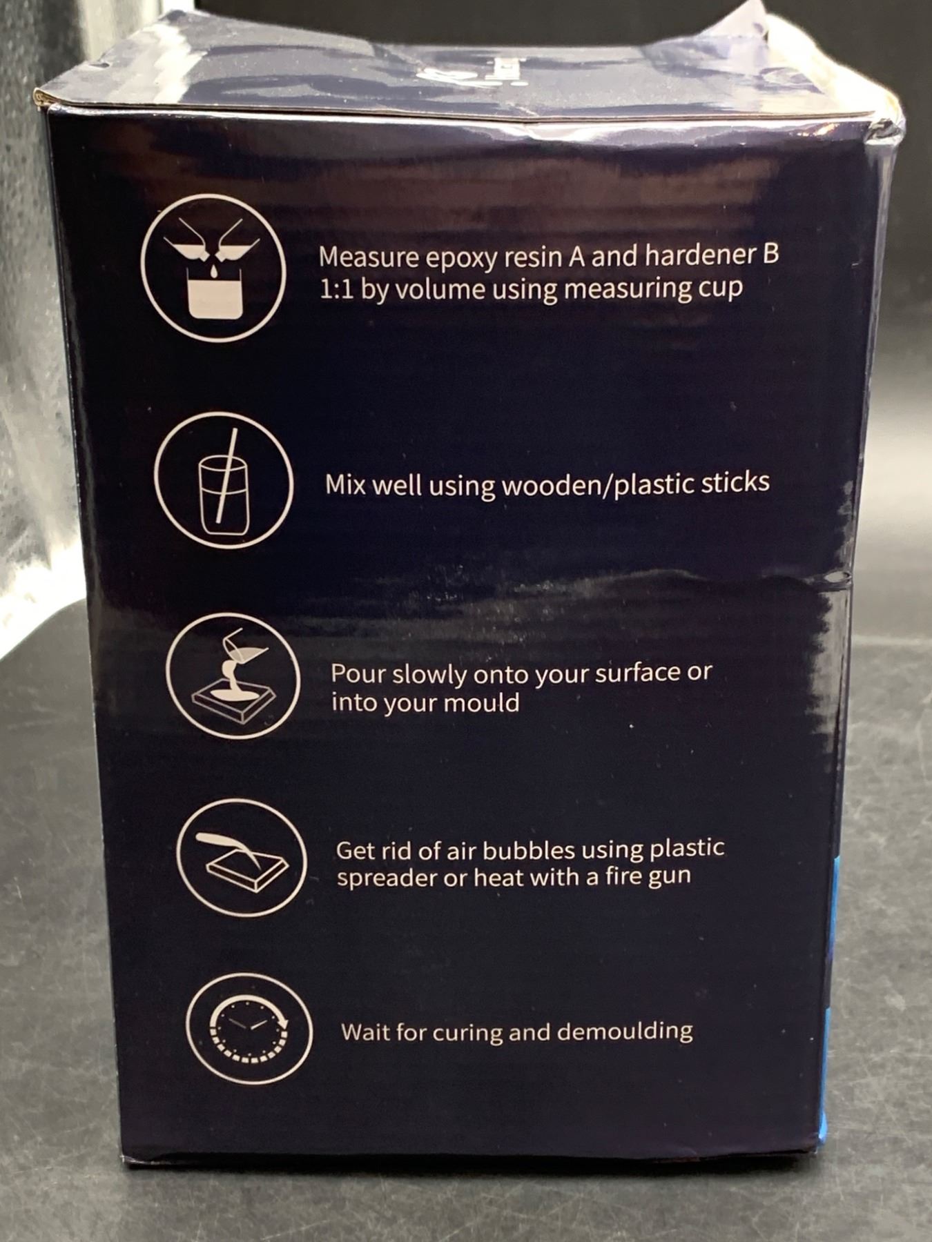 HonCaring Epoxy Resin Kit 64oz – Easy to Mix with 1:1 Ratio