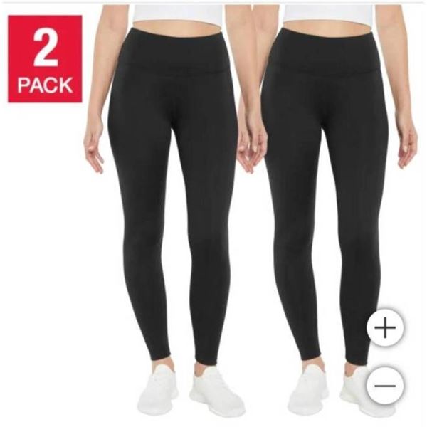 GAP S/P 2-Pack Leggings in Black with Elastic Waist Size Small