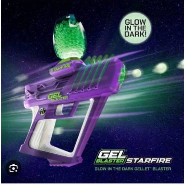 Gel Blaster Starfire Glow-In-The-Dark Gellet Blaster with 5,000 Gellets