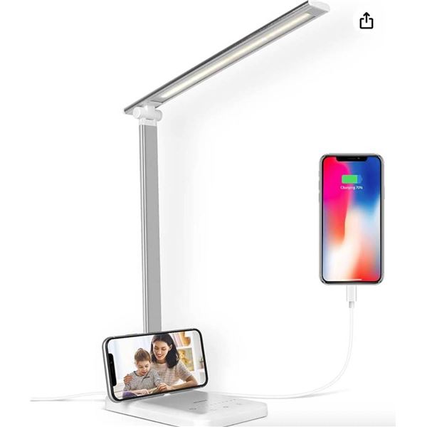 LED Desk Lamp Model PH376 with Adjustable Brightness Options