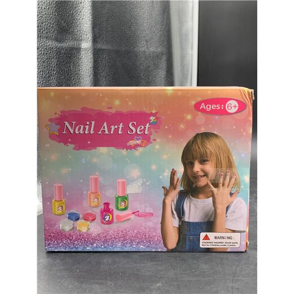 Kids Nail Art Set with Accessories for Ages 3-12