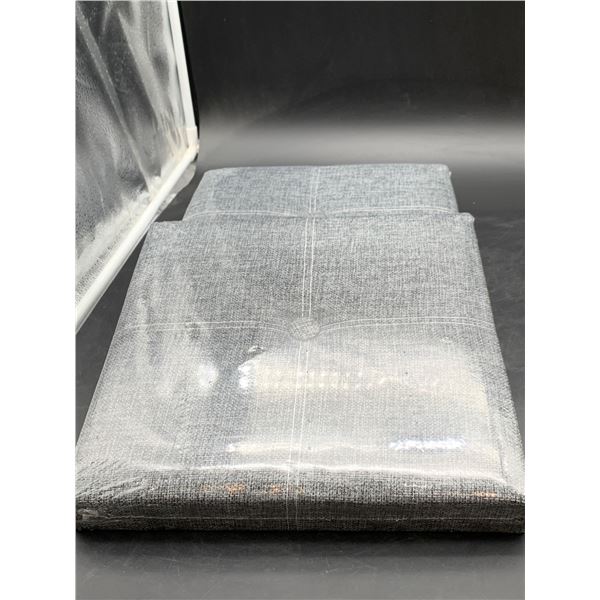 Acrux7 2 Pack Dorm Storage Cushions, Grey