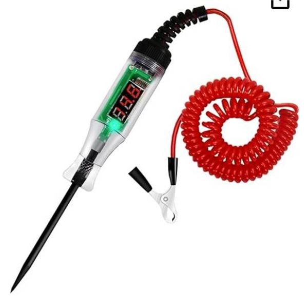 Automotive Test Lights,5-90V DC Digital LED Circuit Tester