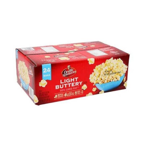 Orville Redenbacher’s Light Buttery 50 Percent Less Fat Popcorn, 24 Bags