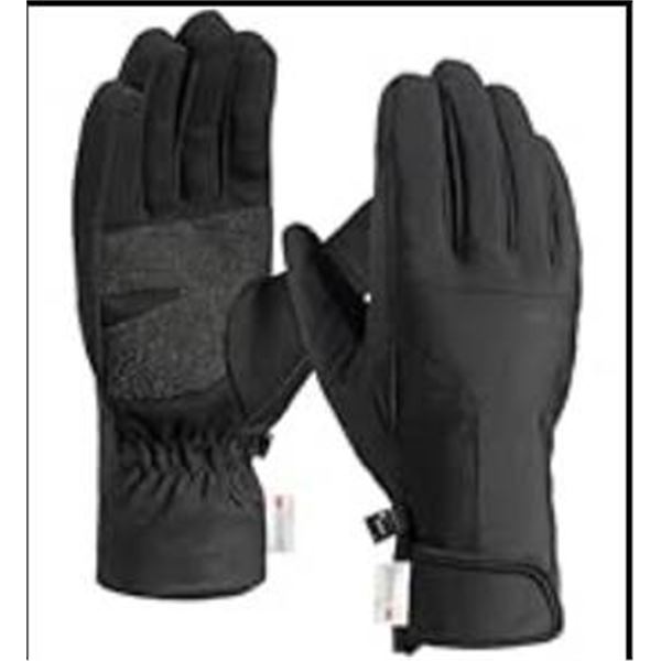 Trendoux Men’s Winter Gloves, Black, Size M
