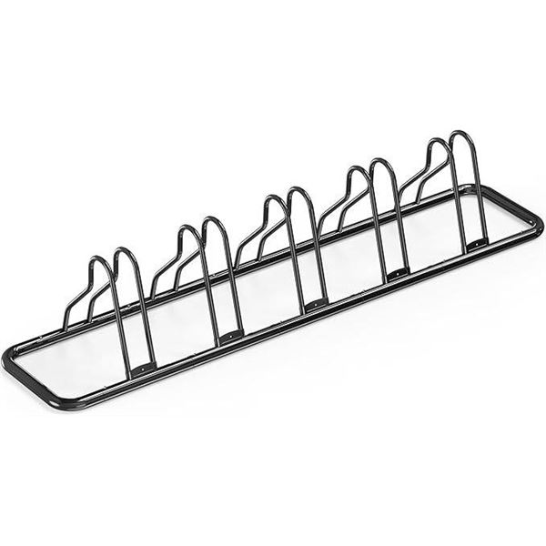 Simple Houseware Bicycle Rack with 5 Compartments – Black