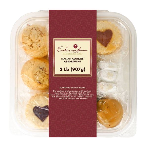 Cookies Con Amore Holiday Assortment Tub 907g