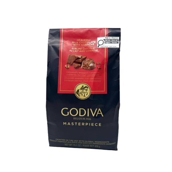 Godiva Masterpiece Milk Chocolate with Caramel, 15.1 oz
